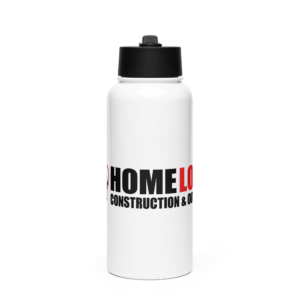 Stainless Steel Water Bottle w/Straw Lid - Image 1