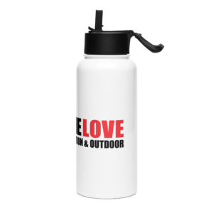 Stainless Steel Water Bottle w/Straw Lid - Image 2